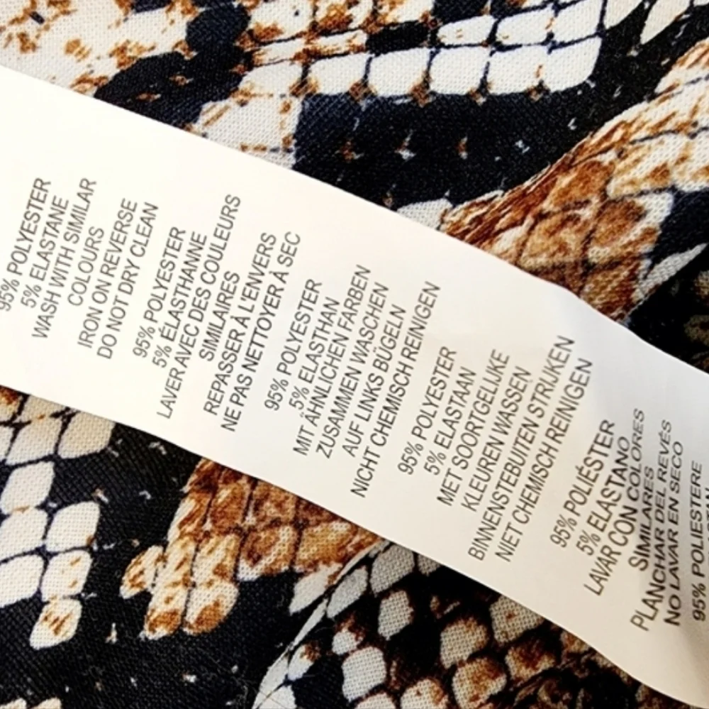 Nasty Gal Flip It Snake Print Mini Skirt